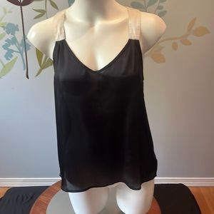 4/$20 Forever 21 Silky Black and white tank